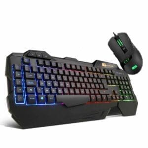 Pack Poupança BG-Gaming: Teclado R-Force Retroiluminado + Rato Stinger