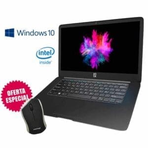 Computador Portátil Primux ioxbook 1402F Intel Atom Z8350/2GB/32GB/14.1" Cinzento com oferta de rato retrátil