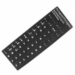 Produto e serviço de colocação de Autocolantes Próprios para transformar teclado em Português