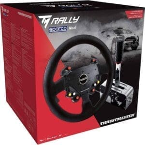 Conjunto Aro de Volante Thrustmaster + Travão de mão progressivo TM RALLY RACE GEAR SPARCO MOD