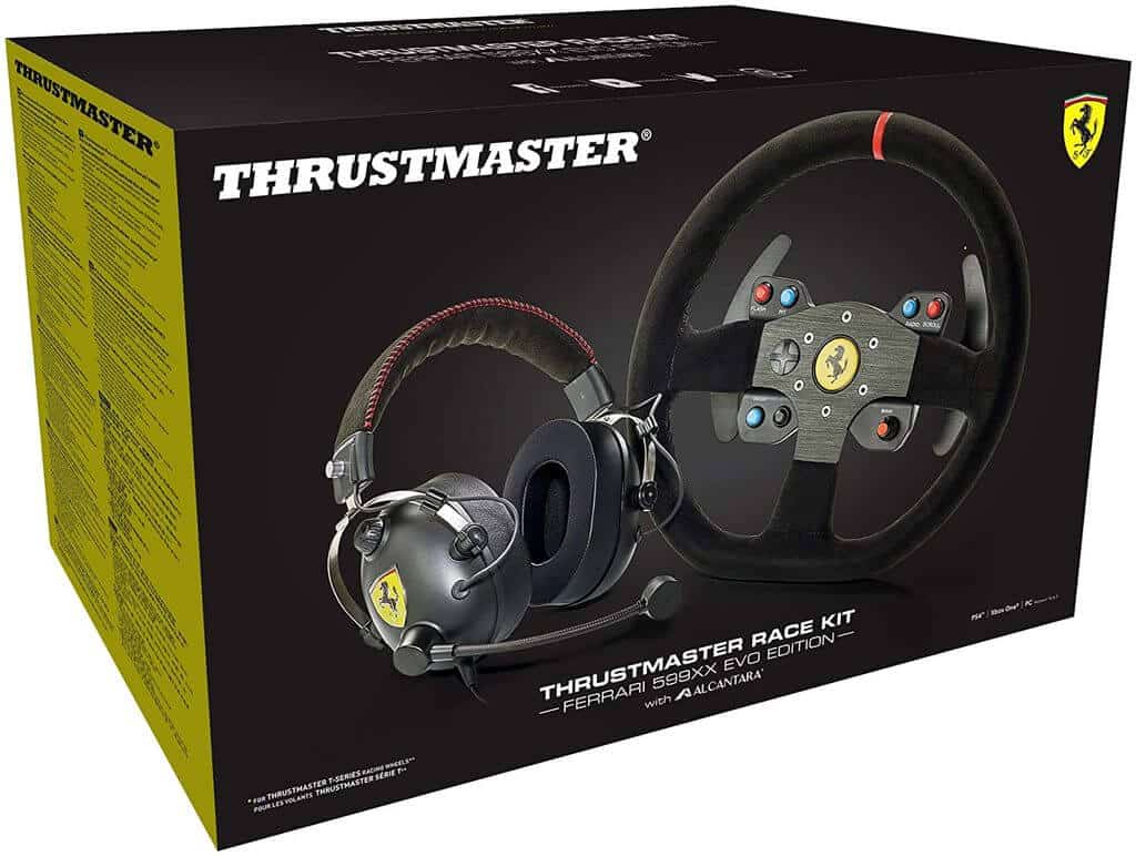 Conjunto Aro de Volante + Headphones Thrustmaster Race Kit Ferrari 599XX Evo Edition with Alcantara - Image 2