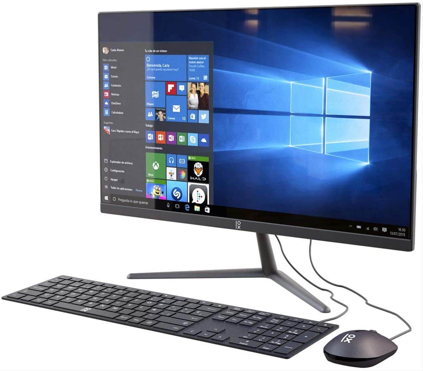 Aio Iox Primux 2301F 23.8" Intel N3350 4Gb 32Gb W10h (Comp. 2.5" Sdd) Tec+Rat - Image 2
