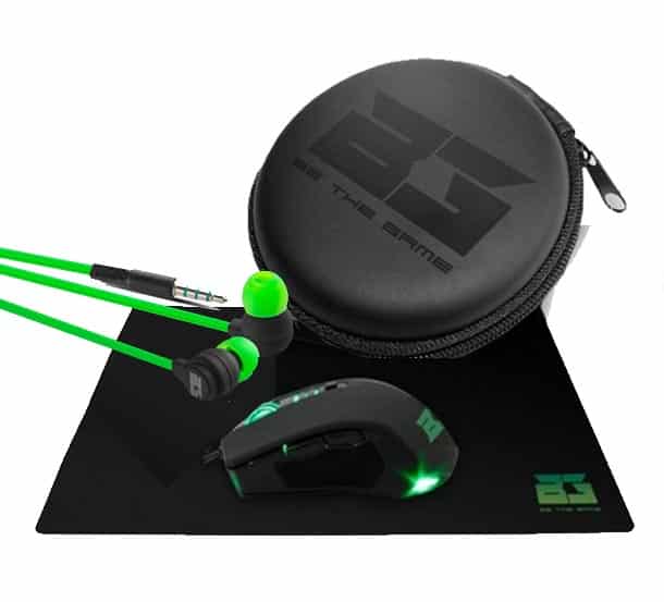 PACK Poupança BG-Gaming: Auriculares Xonar-IE + Rato Vyper + Mousepad RunWay
