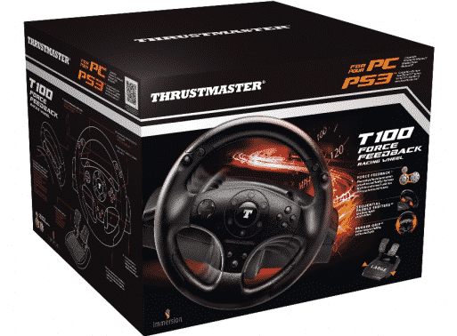 Thrustmaster T100 Force Feedback Racing Wheel PS3/PC - Image 2