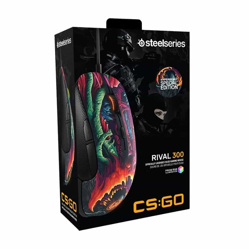 Rato Gaming SteelSeries Rival 300 CS:GO Hyper Beast Special Edition