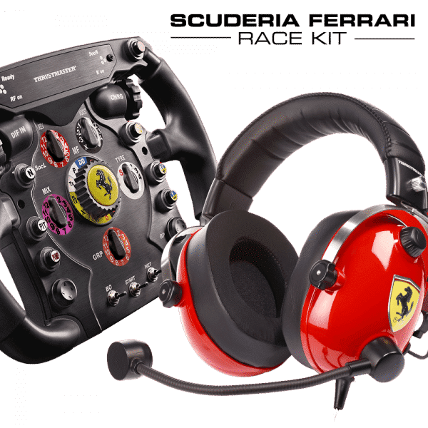 Scuderia Ferrari Race Kit / F1 Bundle - Aro de Volante + Headphones