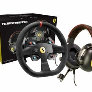 Conjunto Aro de Volante + Headphones Thrustmaster Race Kit Ferrari 599XX Evo Edition with Alcantara