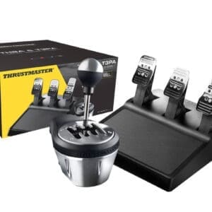 Conjunto Thrustmaster Caixa de velocidades e Pedais TH8A & T3PA Pro Race Gear
