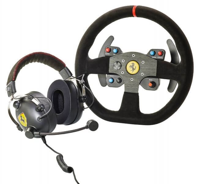 Conjunto Aro de Volante + Headphones Thrustmaster Race Kit Ferrari 599XX Evo Edition with Alcantara - Image 3