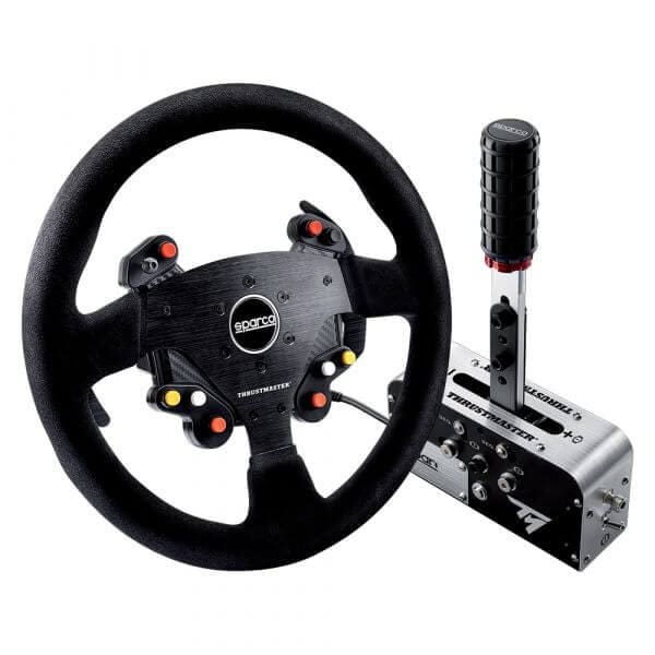 Conjunto Aro de Volante Thrustmaster + Travão de mão progressivo TM RALLY RACE GEAR SPARCO MOD - Image 2